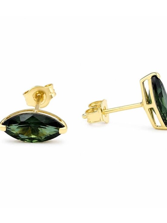 White Sapphire 1.44 Cts Stud Earrings 14k Yellow Gold - Etsy  Genuine 1.44 Cts Tsavorite Stud Earrings 14k SOLID Yellow Gold